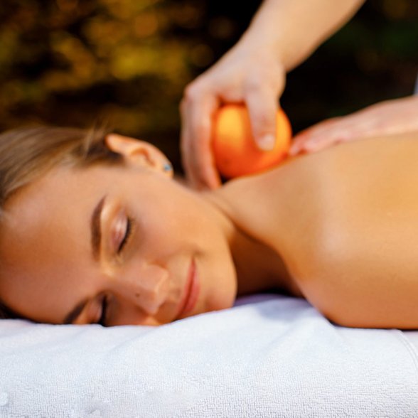 Hot orange massage