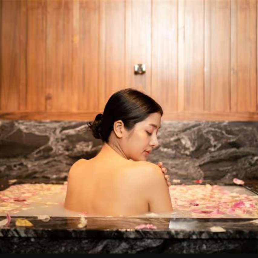 Shahi milk bath ritual